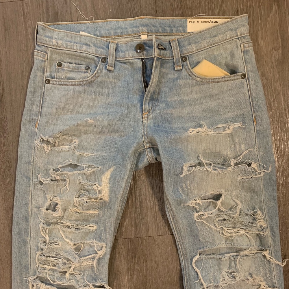 Rag and Bone Destroyed Dre Jeans